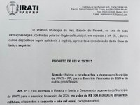 Lei Orçamentária Anual – LOA de 2024 é aprovada